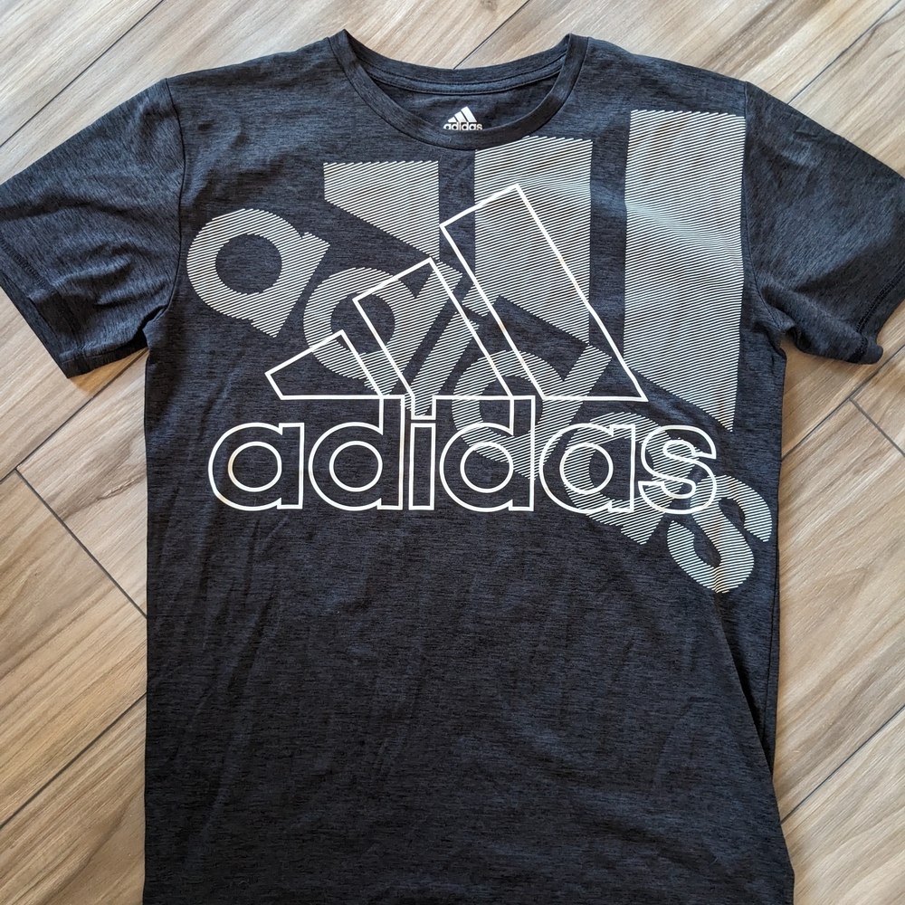 Adidas Black Graphic T-Shirt